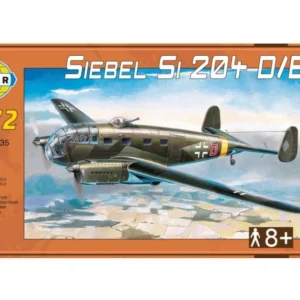 Siebel Si 204 D/E modell 1:72 29,5x16,6cm dobozban 34x19x5,5cm Rendeld meg most
