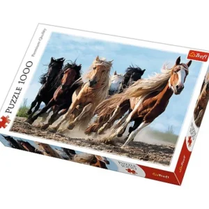 Vágtázó lovak kirakó 1000 darabos 68,3x48cm, dobozban 40x27x6cm Végkiárusítás