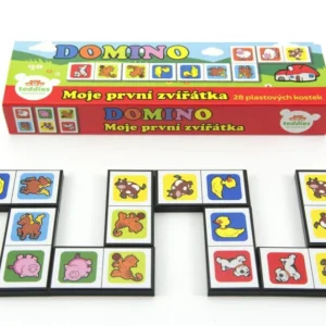 Azonnali szállítás Domino Első Állataim 28 darabos társasjáték dobozban 21x6x3cm