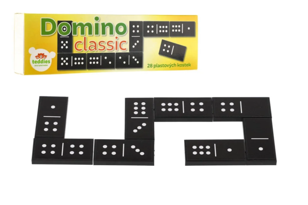 Domino Classic 28 darabos társasjáték műanyag dobozban 21x6x3cm Ajánlat