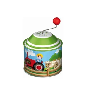 Zenei doboz malom farm fém 8cm 18m+ Legkelendőbb