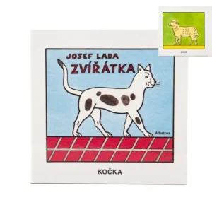 Akciós ár Füzet állatokkal Josef Lada CZ szöveg 15.5x15x1cm 12 hónapos+