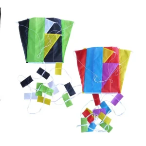 Repülő sárkány nylon 60x45cm színes zsákban 10x40cm Népszerű