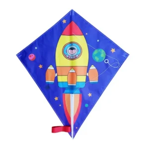 Sárkányrepülő nejlon 70x60cm űrrakéta zsákban 10x72cm Legkelendőbb