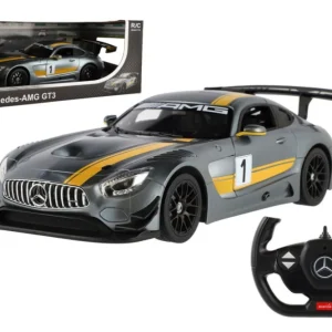 RC autó Mercedes AMG GT3 RASTAR műanyag 35cm 2.4GHz távirányítós elemes dobozban 44x18x2 Csak ma