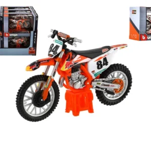 Bburago KTM 450 SX-F Factory Edition (2018) fém/műanyag motorkerékpár 12cm dobozban Olcsó