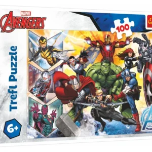 Vedd meg online Puzzle Power Avengers/Disney Marvel Avengers 100 darabos 41x27,5cm, dobozban 29x19x4cm