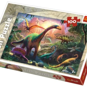 Biztonságos vásárlás Dinoszauruszok kirakó 100 darabos 41x27,5cm, dobozban 29x20x4cm