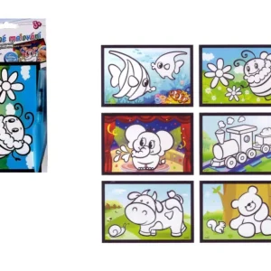 Varázslatos vízfesték, vegyes, 6 fajtájú, kartonon, 11x21cm Exkluzív ajánlat