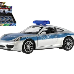 Welly rendőrségi autó Porsche 911(991) Carrera S fém/műanyag 12 cm szabadonfutó Olcsóbb