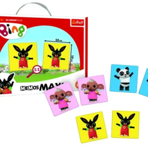 Szezonális akció Maxi Bing Nyuszi memóriajáték 24 darabos társasjáték dobozban 37x29x6cm 24m+