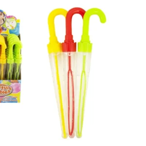 Buborékfújó esernyő műanyag 37cm 130ml 3 szín Olcsó