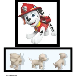 Újdonság Marshall - 3D figura XL-es méretben