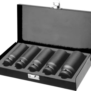 1/2"-os dugókulcs készlet, 5 darabos, 17-27 mm, H 79 mm Csak ma