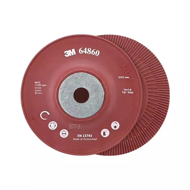 3M fibertárcsához felfogó 125mm M14 piros, bordázott, 3M-64861, 11802098 - DE272923777 Expressz kézbesítés