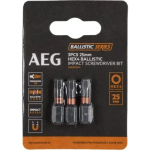 Árengedmény AEG AAK253H4 3db 25mm HEX 4 bit