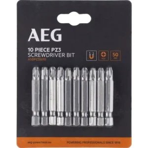 AEG ASDPZ35010 10db 50mm PZ3 bit Biztonságos fizetés