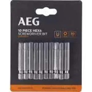 Alacsony ár AEG ASDH65010 10db 50mm Hex 6 Bit
