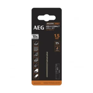 AEG AAKHSSCBT1-5 1.5mm Cobalt fúrószár Utolsó esély
