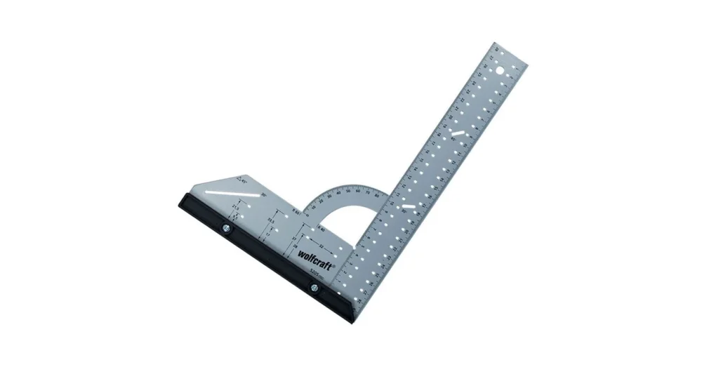 Wolfcraft Univerzális szögvonalzó L=300 mm Biztonságos fizetés