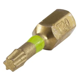 Wolfcraft Csavarozó bit Diamant gyémántszemcsés 25mm Torx T20 Expressz kézbesítés