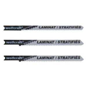 Wolfcraft Dekopírfűrészlap 3db készlet lamináthoz HCS U 25mm 100/75mm d=1.65mm Alacsony ár