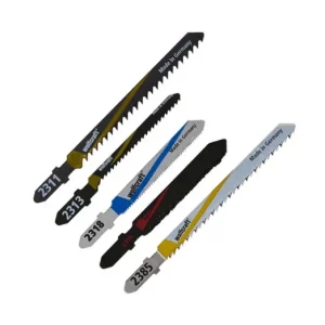 Wolfcraft Dekopírfűrészlap készlet 5 részes, HCS,HSS,HM,BiM T (2311, 2313, 2318, 2319, 2385) Akció
