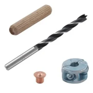 Wolfcraft Fatipli készlet jelölővel, fúróval, mélységállítóval 8mm Ingyenes szállítás