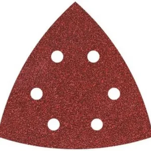 Ajánlat Wolfcraft 20db tépőzáras deltacsiszolólap korund K60,120,240 perforált 105mm