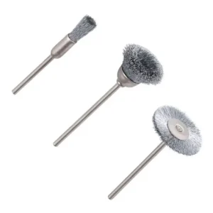 Wolfcraft Mini drótkefe készlet 3 részes, acélszálas, S=2.3mm Ø10-25mm Outlet