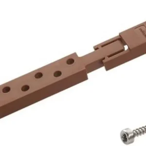 Wolfcraft Kötőelemek az első és utolsó teraszdeszka rejtett rögzítéséhez, 10 kötőelem és 60 csavar Biztonságos fizetés