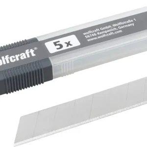 Wolfcraft 5db barkácskés pótpenge 7 szegmenses, 18mm Olcsó