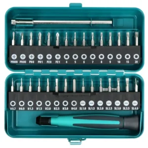 Alacsony ár Wolfcraft Bitkészlet micro bitekkel 32 részes, PH/PZ/T/HEX/SL, markolattal és hosszabítóval