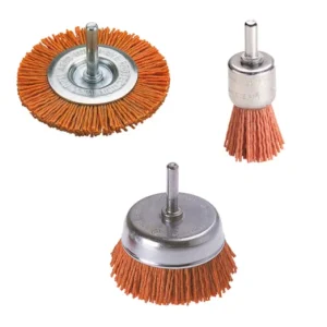 Wolfcraft Nejlonkefe készlet 3 részes, S=6mm, Ø25,45,75mm, fúrógéphez Csak ma