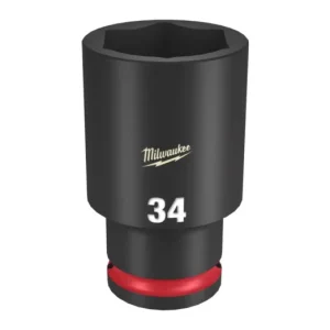 Akciós ár Milwaukee 1/2" Dugókulcs hatlapú, gépi,Hosszú 34 mm - 1 db