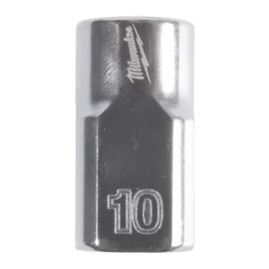Akciós ár Milwaukee 3/8" 12 pontos dugókulcs rövid,- 10mm