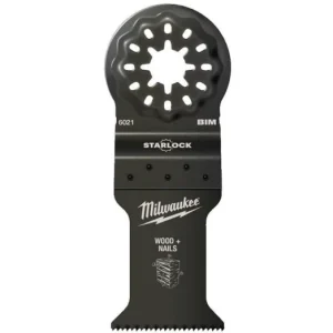 Akciós ár Milwaukee Multitool Starlock Merülő fűrészlap Bimetál (Fa + Szeg) 35x42 mm 1 db