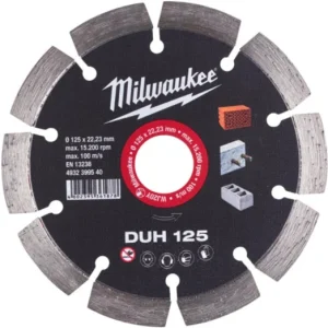Akció Milwaukee Gyémánt vágótárcsa DUH 125 x 22,2 mm