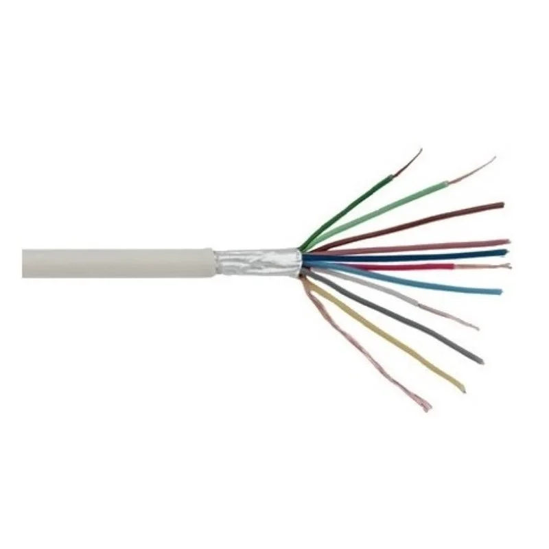 Alarm vezeték10x0,22 mm2 CCA fehér (100) 65V (YYSch, riasztó kábel) Biztonságos vásárlás