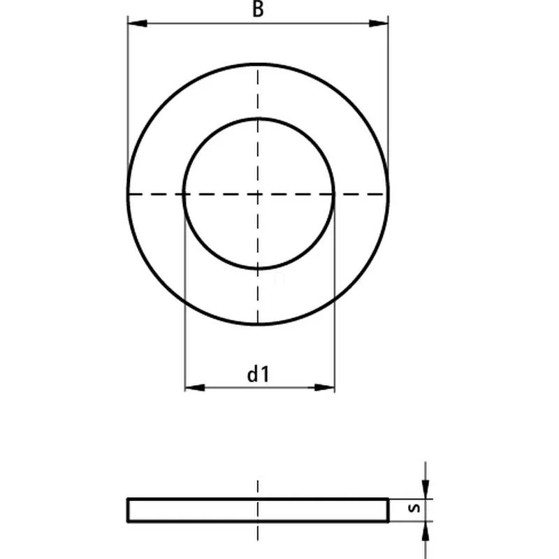 Azonnal elérhető BIS Lapos alátét 25mm WM0-36 M8 (8.4/25mm), tűzálló 6533308 Walraven