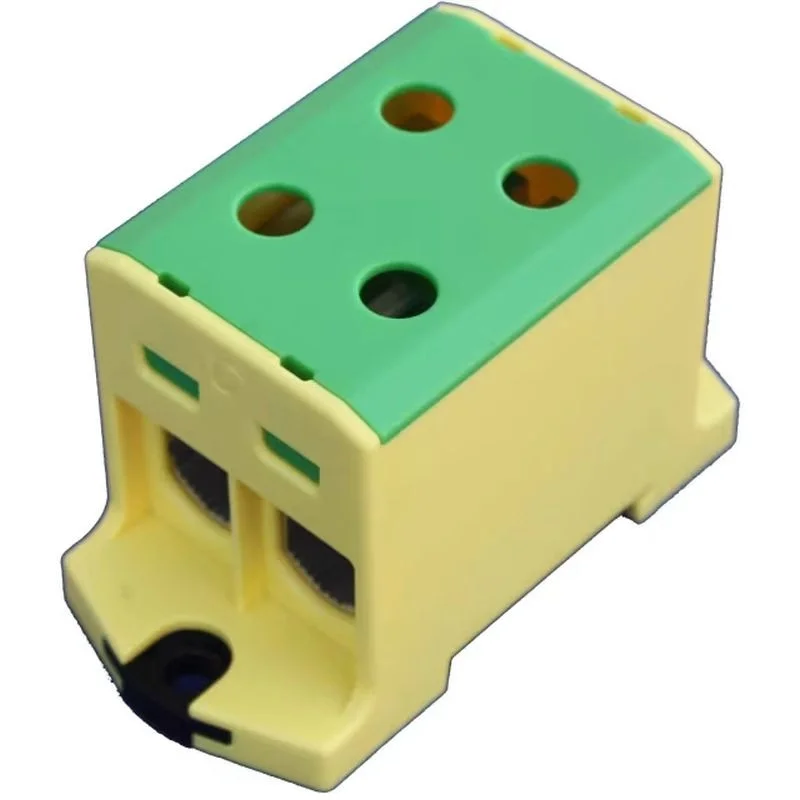 Azonnali szállítás Fővezeték sorkapocs 2x95/2x95mm2 (6-95mm2) zöld/sárga AL/CU dupla FTG KVIAC12095YG