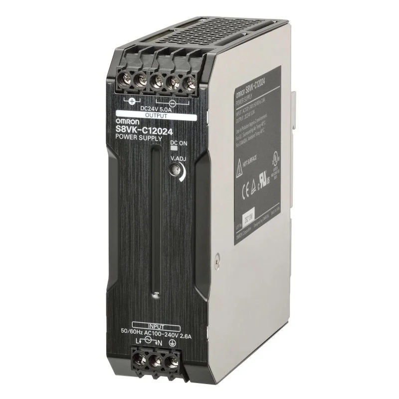 Akciós ár Tápegység 24VDC120WOMRON S8VK-C12024 5A DIN-sínre
