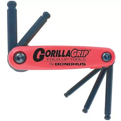 5-10mm GorillaGrip gömbvégű összecsukható imbuszkulcs készlet BF5M - Bondhus - 12897 Legkelendőbb