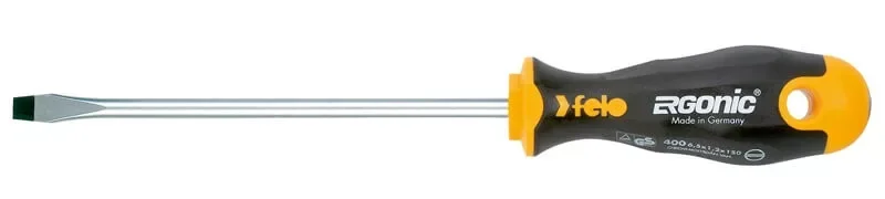 4x0,8x100mm Ergonic lapos csavarhúzó háromkomponensű ergonomikus zselés markolattal - Felo - 40004310 Biztonságos fizetés