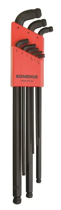 1,5-10mm L-imbuszkulcs készlet kurta extra hosszú dupla gömbvégűSDBLX9MXL - Bondhus - 67099 Ne maradj le