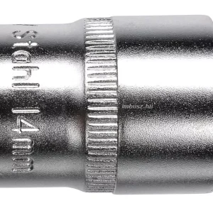 13x25mm hatlapú dugókulcs fej/dugófej 1/4 négyszög befogású (Cr-V) - Felo - 09613010 Szezonális akció