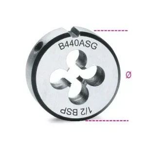 440ASG 3/8 Menetmetsző, hengeres gáz-menet, krómacélból - Beta - 004400257 Outlet