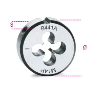 441A 10X0,75 Menetmetsző, metrikus finom menet, krómacélból - Beta - 004410100 Ajánlat