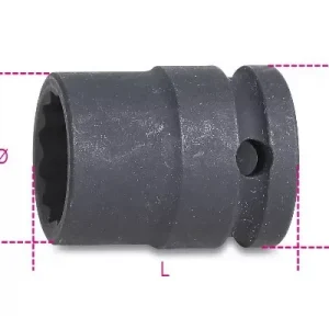 720B 19 Tizenkétszögű gépi dugókulcs, 1/2"-os négyszögletes csatlakozó, standard sorozat, foszfátozott - Beta - 007201019 Népszerű